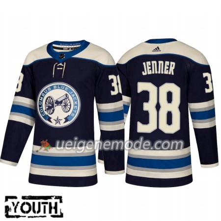 Kinder Eishockey Columbus Blue Jackets Trikot Boone Jenner 38 Adidas Alternate 2018-19 Authentic